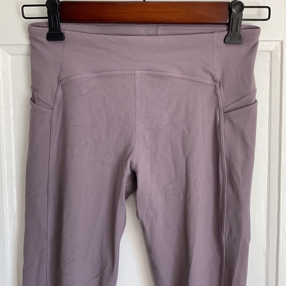 Athleta Girl Mind Over Matter Capri Lavender Mesh - Picture 3 of 10